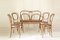 Antique Dining Chairs in the style of Thonet and Wackerlin & Co., Set of 5 1