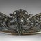 Antique Art Nouveau French Cast Iron Fire Kerb, 192ßs 9