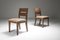 Stained Oak and Leather Armchairs by Christian Liaigre, 1999, Set of 6 6