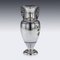 Antique 19th-Century Chinese Solid Silver & Enamel Vase by Bao Cheng, 1890s 10