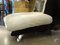 Vintage Chaiselongue aus poliertem Stahl & Leder 6