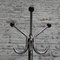 Chrome-Plated Standing Coat Rack, Image 6
