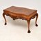 Antique Burr Walnut Queen Anne Style Coffee Table, Image 3