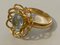 18 Karat Gold Ring with Aquamarin, Stockholm, 1966, Image 6