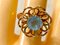 18 Karat Gold Ring with Aquamarin, Stockholm, 1966 11