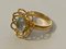 18 Karat Gold Ring with Aquamarin, Stockholm, 1966, Image 4