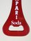 Vintage Italian Campari Soda Red Metal Bottle Opener, 1970s, Image 8