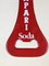 Vintage Italian Campari Soda Red Metal Bottle Opener, 1970s, Image 9