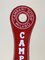 Vintage Italian Campari Soda Red Metal Bottle Opener, 1970s 7