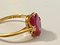 18K Glass-Filled Ruby Ring, 1966, Image 7