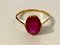 18K Glass-Filled Ruby Ring, 1966 3