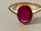 18K Glass-Filled Ruby Ring, 1966 6