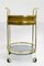 Glass and Brass Bar Trolley, 1980s, Image 7