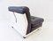 Amanta Black Leather Lounge Chair by Mario Bellini for B&B Italia / C&B Italia, 1960s 9