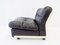 Amanta Black Leather Lounge Chair by Mario Bellini for B&B Italia / C&B Italia, 1960s 13