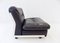 Amanta Black Leather Lounge Chair by Mario Bellini for B&B Italia / C&B Italia, 1960s 2