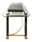 Mid-Century Italian Brass and Glass Top Desk/Writing Table, Image 2