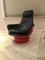 Fauteuil Space Age en Fibre de Verre & Cuir par Risto Halme pour Peem Oy, 1970s 1