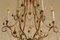 Fiorentino Chandelier With Hanging Murano Glass Drops, 1980s 9