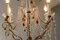 Fiorentino Kronleuchter mit hängenden Murano Glastropfen, 1980er 6