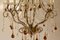 Fiorentino Chandelier With Hanging Murano Glass Drops, 1980s 5