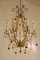 Fiorentino Chandelier With Hanging Murano Glass Drops, 1980s, Image 1