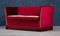 Vintage Danish Red Velour Knole Sofa 5