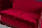 Vintage Danish Red Velour Knole Sofa, Image 17