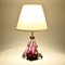 Mid-Century Purple Glass Table Lamp from Val Saint Lambert, 1950s 7