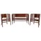 Wooden Sofa & Chairs Set by Marcel Kammerer for Gebruder Thonet, 1910s, Set of 3 1