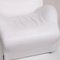 Wink Leather Armchair in White fromCassina 3