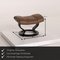 Fauteuil et Tabouret Mayfair Marron en Cuir de Stressless, Set de 2 3