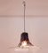 Lampe à Suspension Violette Modèle LS185 par Carlo Nason pour Mazzega 6