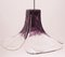 Purple Pendant Lamp Model LS185 by Carlo Nason for Mazzega, Image 8