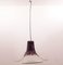 Purple Pendant Lamp Model LS185 by Carlo Nason for Mazzega, Image 5