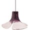 Lampe à Suspension Violette Modèle LS185 par Carlo Nason pour Mazzega 11