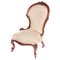 Antique Victorian Walnut Ladies Chair, 19th Century, Image 1