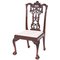 Antique Victorian Carved Mahogany Desk Chair, 19th Century 1
