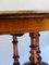 Antiker viktorianischer ovaler Tisch aus Nussholz mit Intarsien, 19. Jh 8
