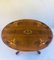 Antique Victorian Walnut Inlaid Oval Centre Table, 19th Century, Image 2