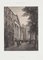 Litografia originale Antonio Fontanesi - Interior of Geneve - XIX secolo, Immagine 1