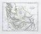 Unknown - Carte de Perse - Gravure Originale - Fin 19ème Siècle 1