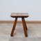 French Oak Mid-Century Low Stool or Side Table, 1950s 6