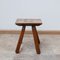 French Oak Mid-Century Low Stool or Side Table, 1950s, Image 6
