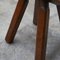 French Oak Mid-Century Low Stool or Side Table, 1950s 4