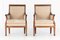 19th Century French Walnut Armchairs, Set of 2 1