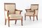 19th Century French Walnut Armchairs, Set of 2 2
