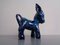 Blue Italian Ceramic Donkey, 1960s, Image 2