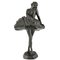 Art Deco Bronzeskulptur einer Tänzerin von Enrico Manfredo für Palma-Falco 1