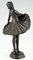 Art Deco Bronze Sculpture of a Dancer by Enrico Manfredo for Palma-Falco 6